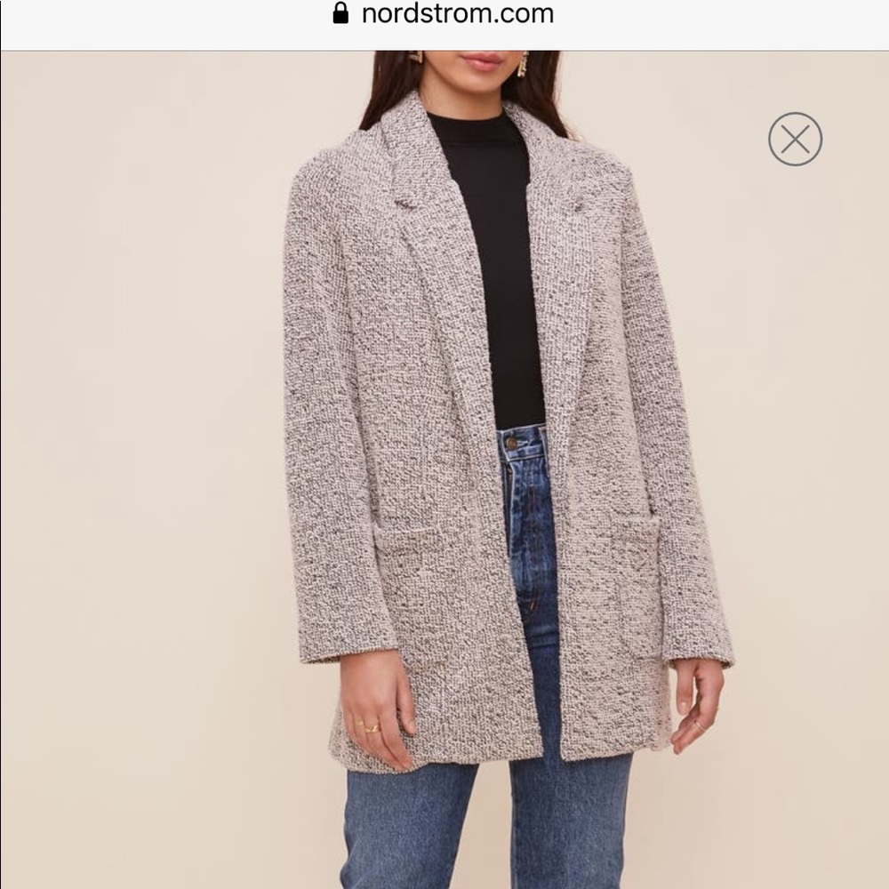 Astr the Label tweed knit blazer